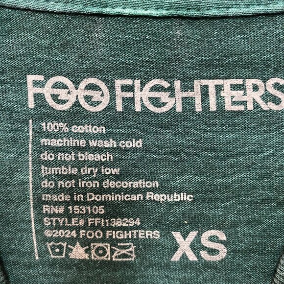 Foo Fighters Logo Rock Band Mineral Wash T-Shirt Extra Small - Picture 4 of 4
